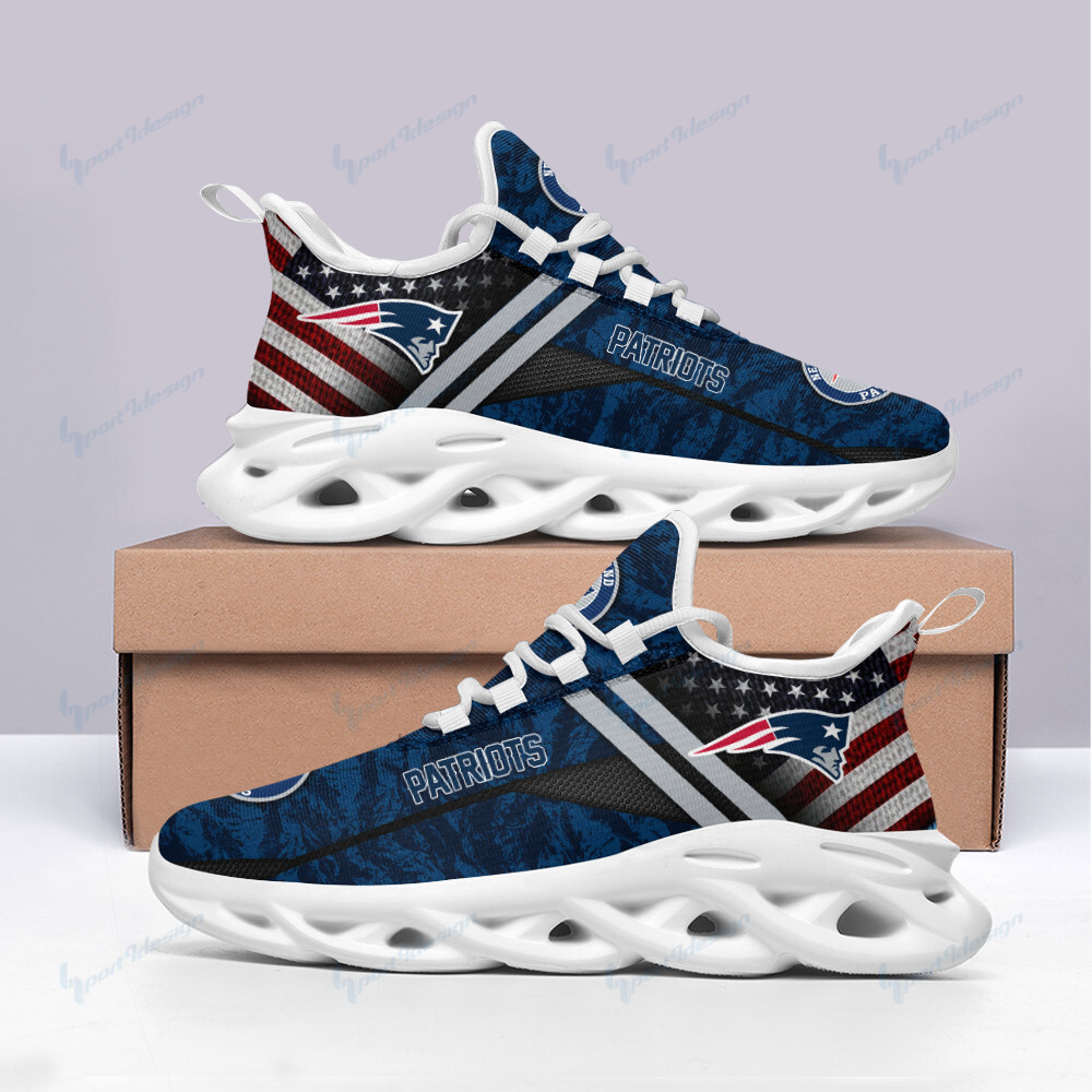 Ideafootwear New England Patriots Max Soul Shoes Sneakers For Men And Women 25