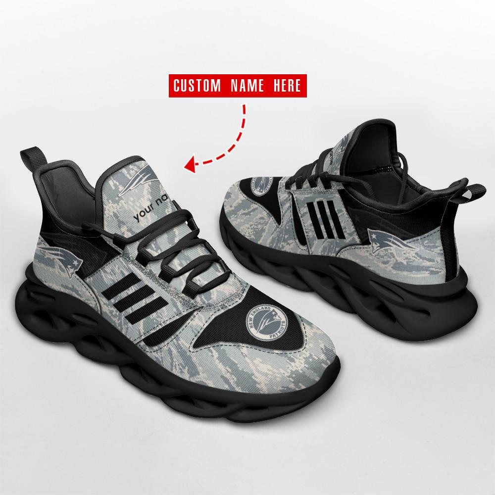 Ideafootwear New England Patriots Max Soul Shoes Sneakers For Men And Women 37