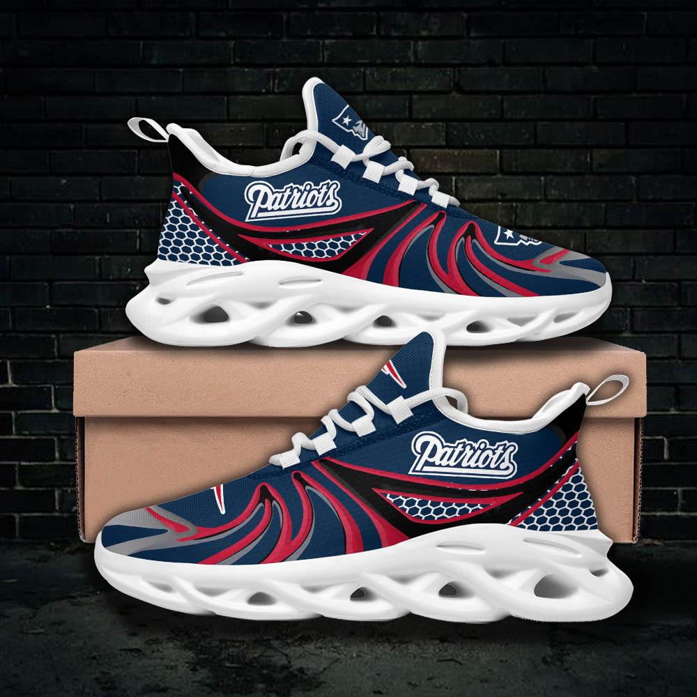 Ideafootwear New England Patriots Max Soul Shoes Sneakers For Men And Women 26