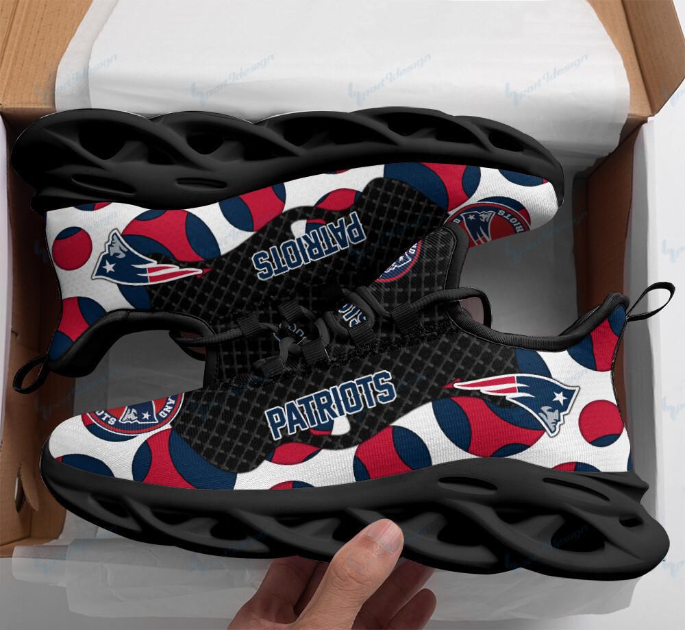 Ideafootwear New England Patriots Max Soul Shoes Sneakers For Men And Women 23