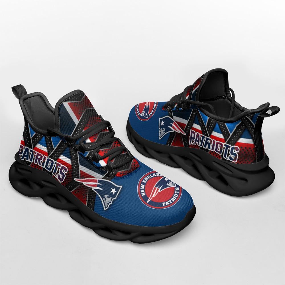 Ideafootwear New England Patriots Max Soul Shoes Sneakers For Men And Women 7