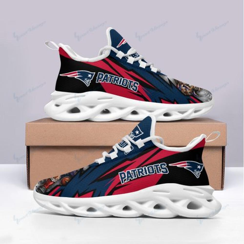Ideafootwear New England Patriots Max Soul Shoes Sneakers For Men And Women 15