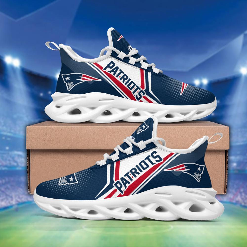 Ideafootwear New England Patriots Max Soul Shoes Sneakers For Men And Women 21