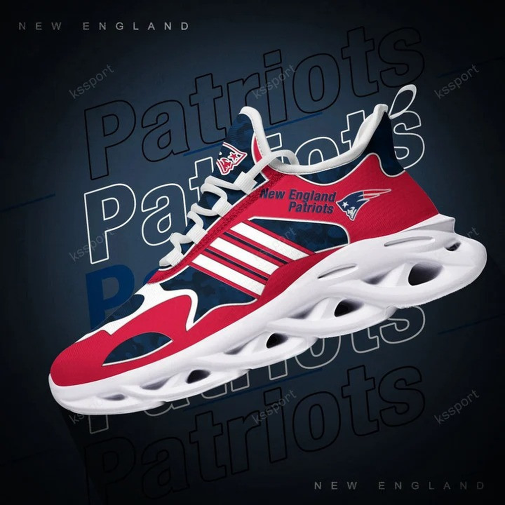 Ideafootwear New England Patriots Max Soul Shoes Sneakers For Men And Women 52