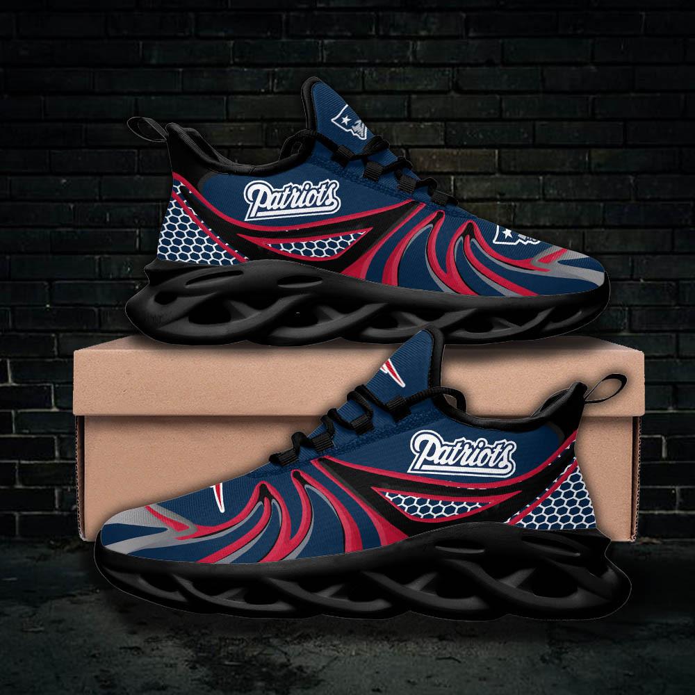 Ideafootwear New England Patriots Max Soul Shoes Sneakers For Men And Women 26