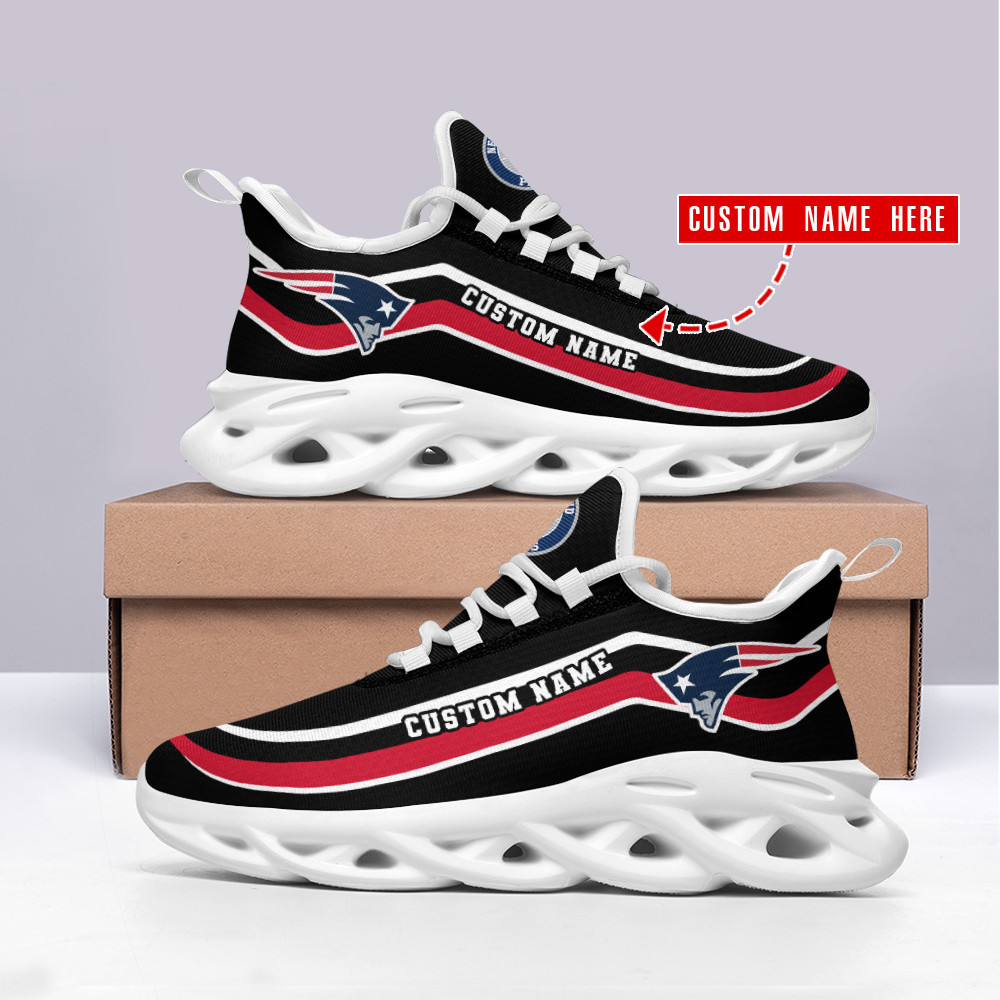 Ideafootwear New England Patriots Max Soul Shoes Sneakers For Men And Women 39