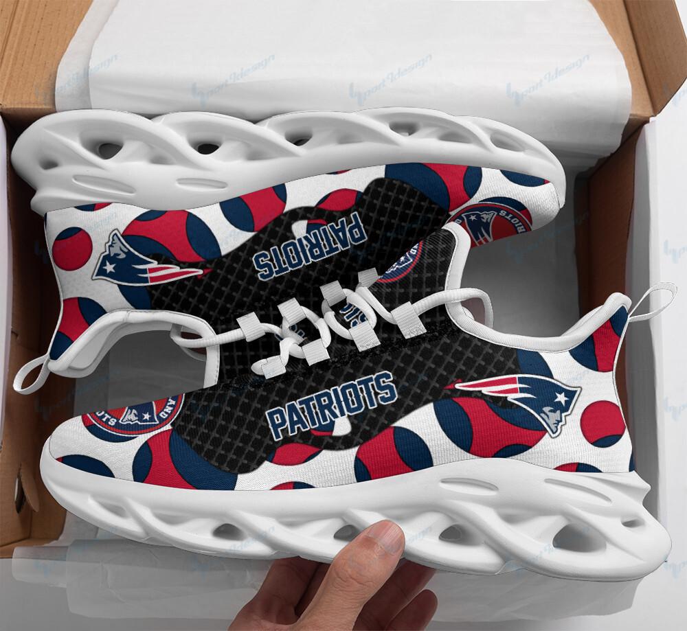 Ideafootwear New England Patriots Max Soul Shoes Sneakers For Men And Women 23