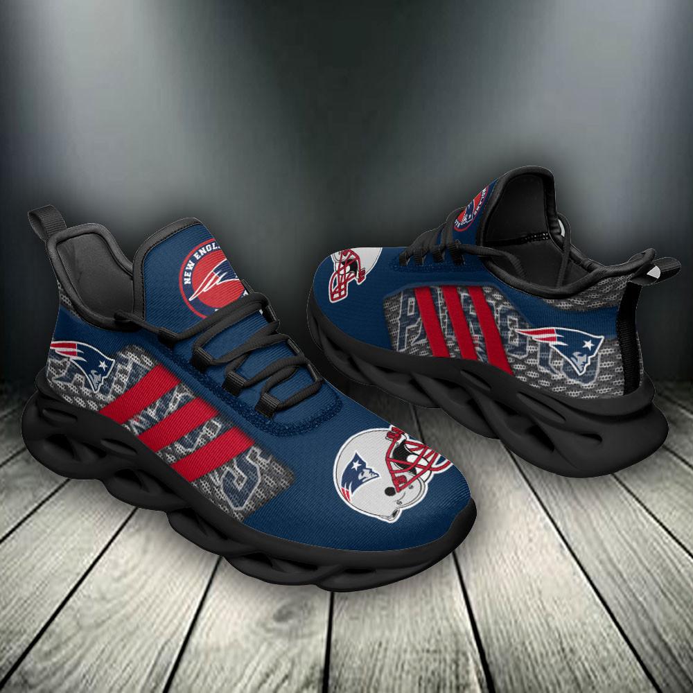 Ideafootwear New England Patriots Max Soul Shoes Sneakers For Men And Women 4