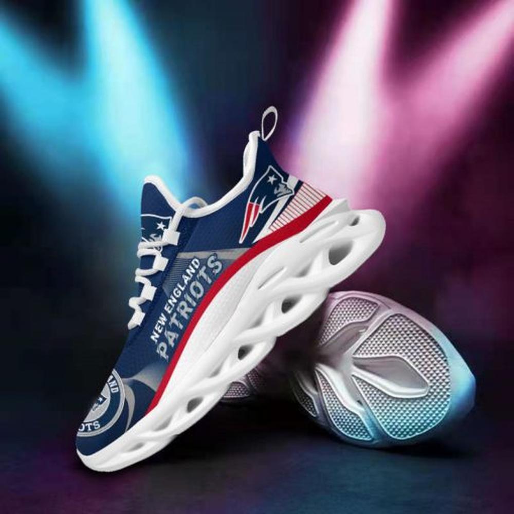 Ideafootwear New England Patriots Max Soul Shoes Sneakers For Men And Women 54