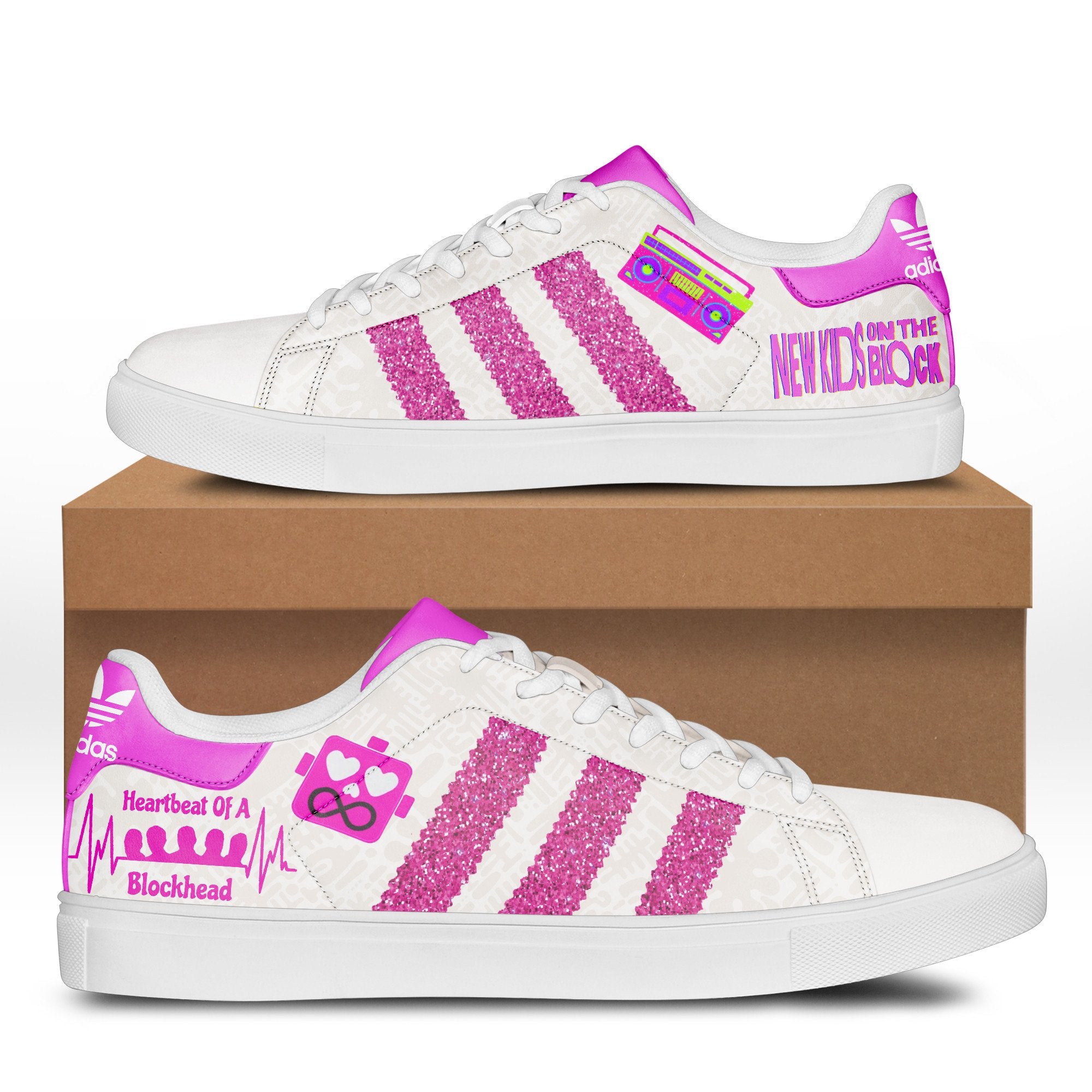 Ideafootwear New Kids On The Block Skate Stan Shoes Sneakes For Men And Women 1