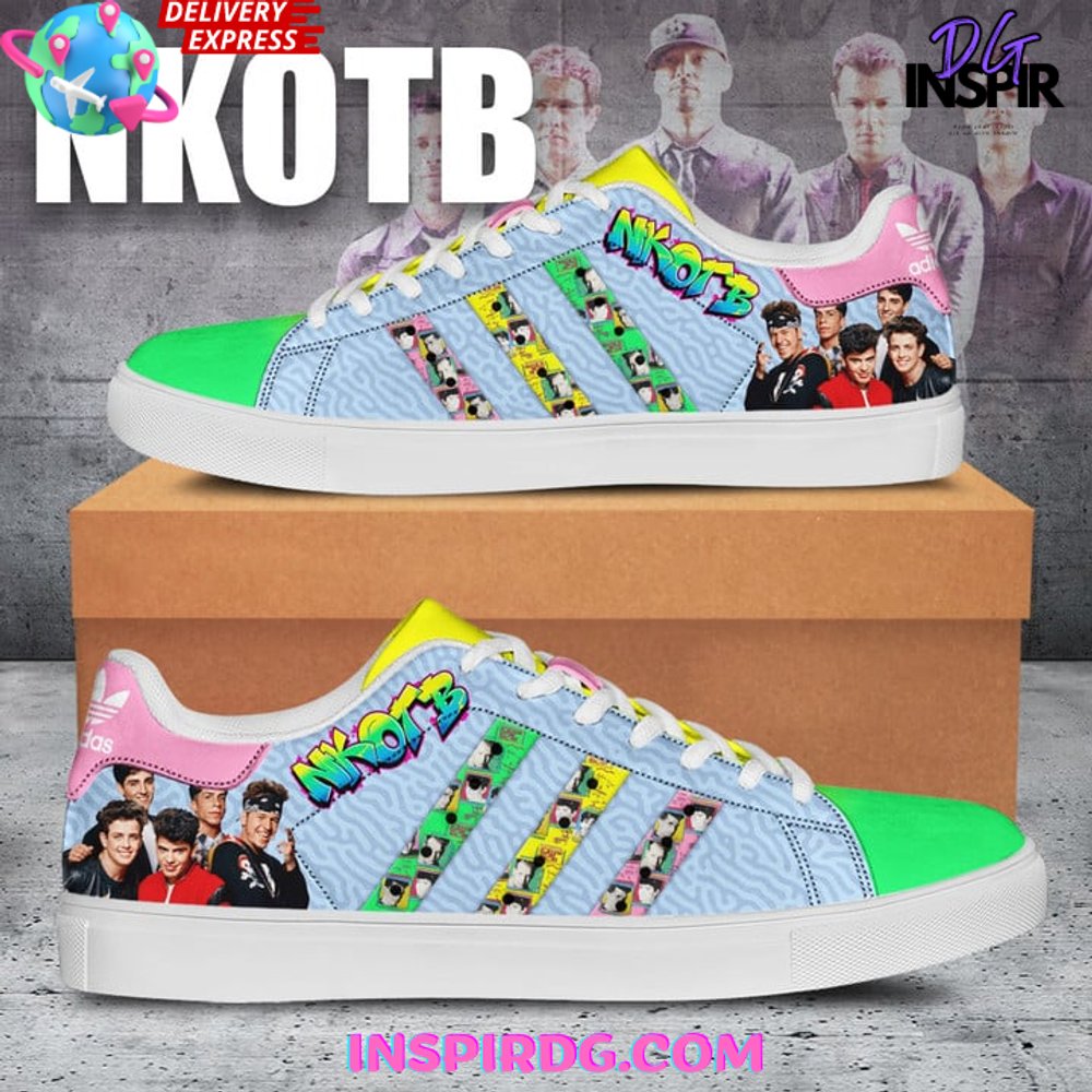 Ideafootwear New Kids On The Block Skate Stan Shoes Sneakes For Men And Women 3