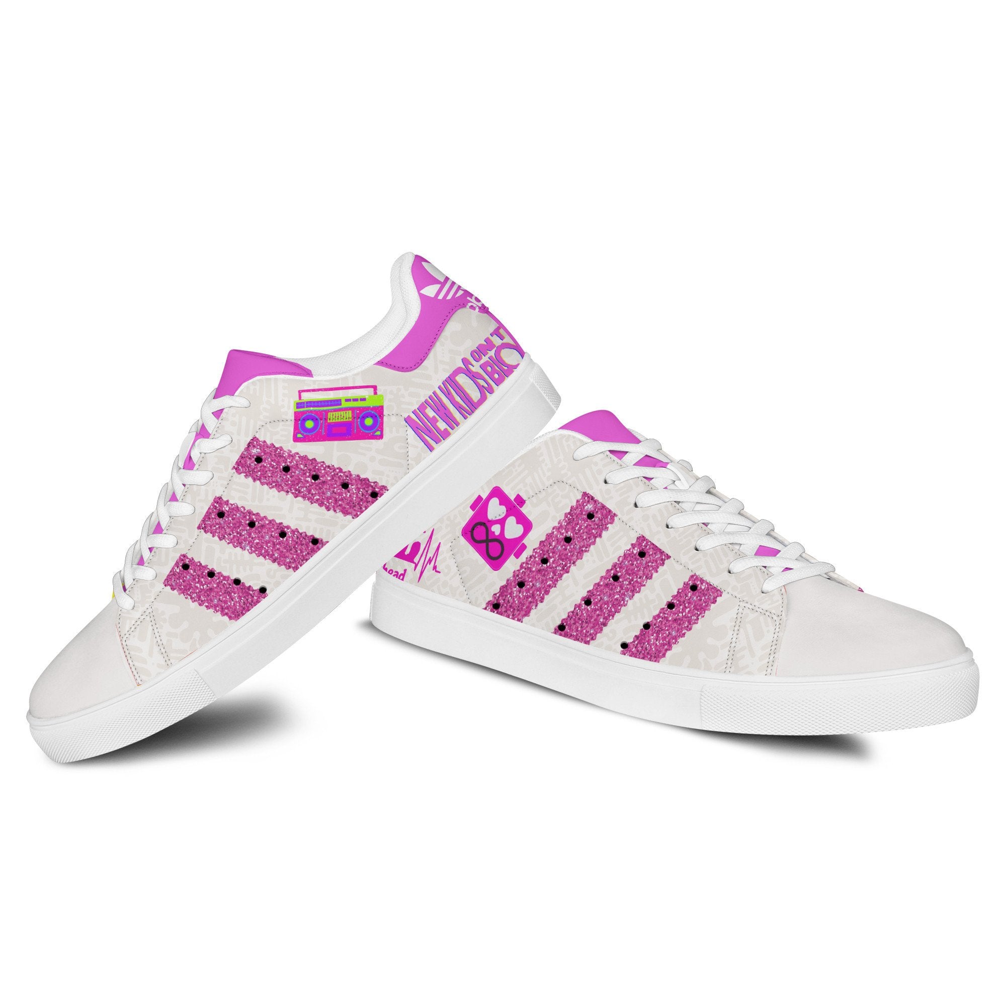 Ideafootwear New Kids On The Block Skate Stan Shoes Sneakes For Men And Women 1