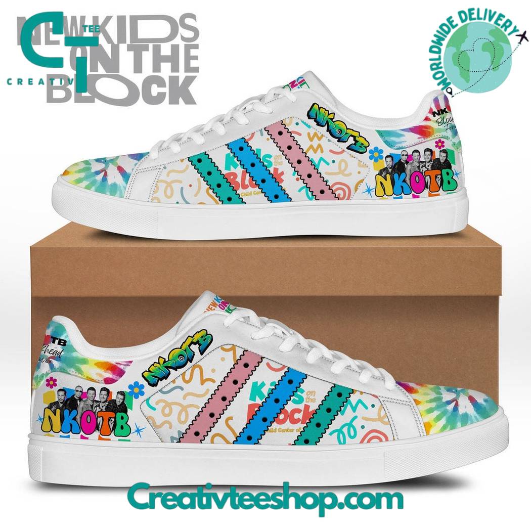 Ideafootwear New Kids on the Block Skate Stan Shoes Sneakes For Men And Women 4