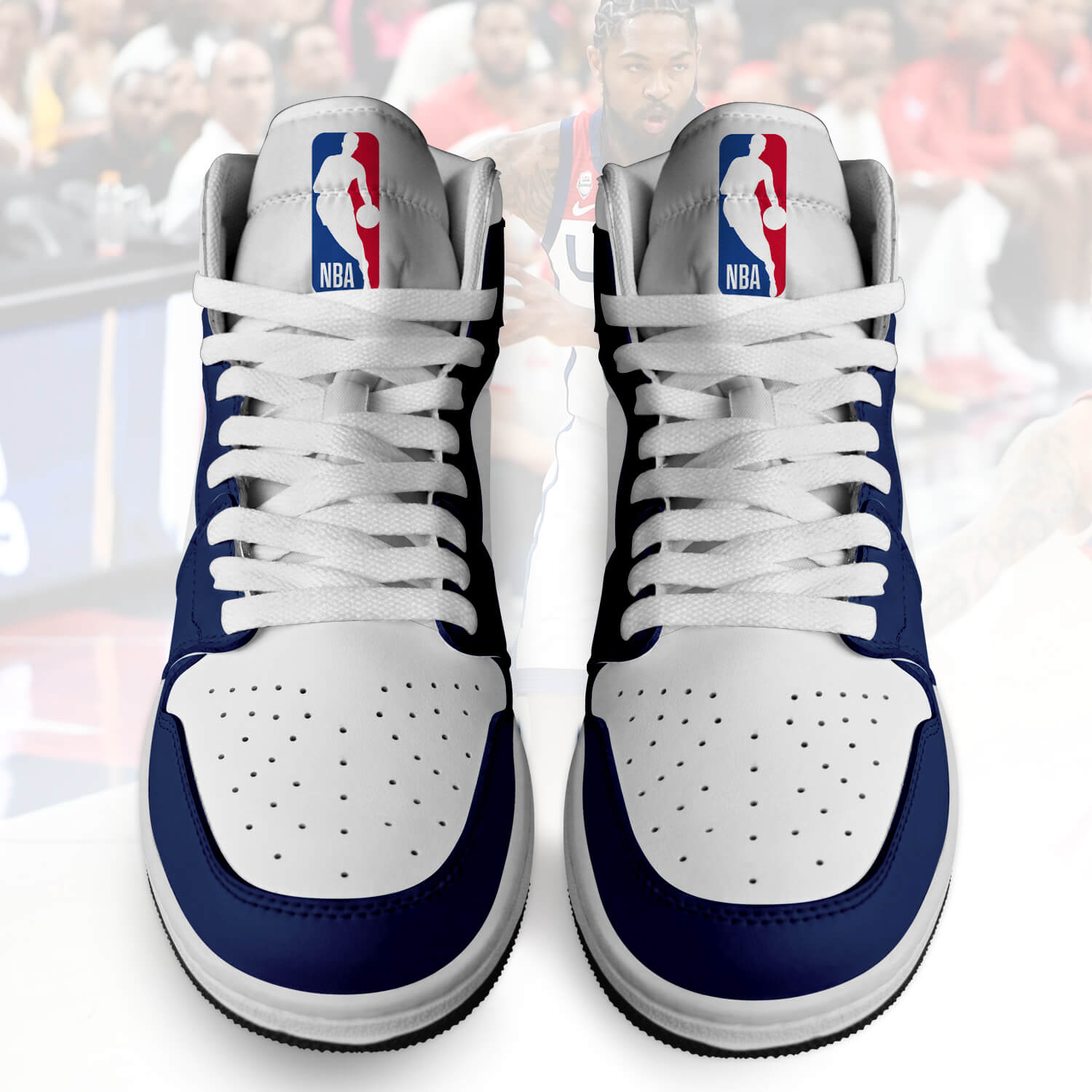 Ideafootwear New Orleans Pelicans AJ1 High Sneakers Shoes For Men And Women 1