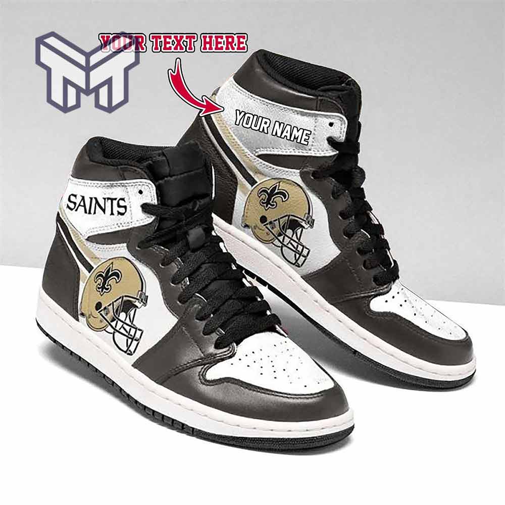 Ideafootwear New Orleans Saints AJ1 High Sneakers Shoes For Men And Women 6