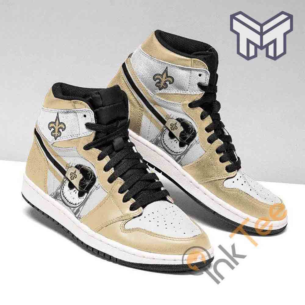 Ideafootwear New Orleans Saints AJ1 High Sneakers Shoes For Men And Women 12