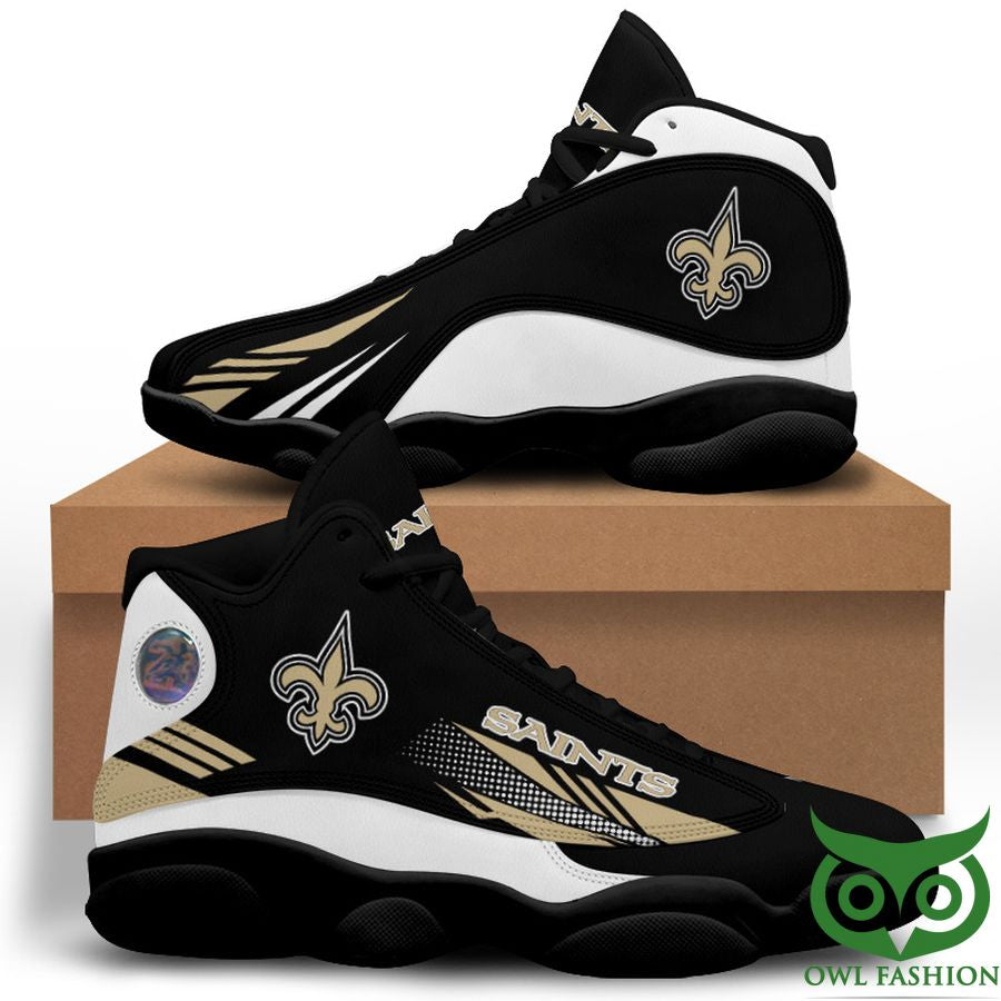 Ideafootwear New Orleans Saints AJ13 Sneakers Shoes For Men And Women 25