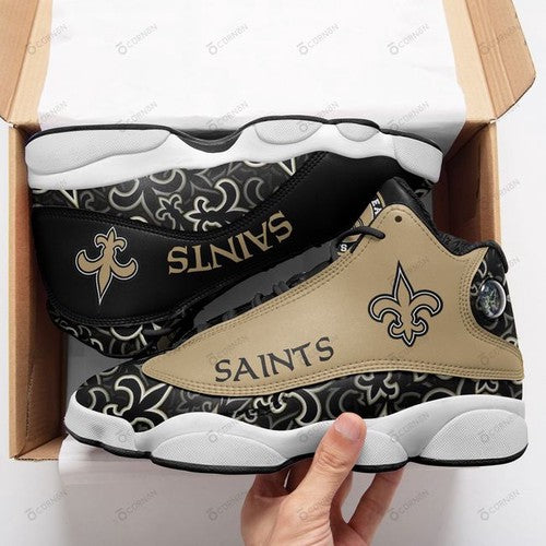 Ideafootwear New Orleans Saints AJ13 Sneakers Shoes For Men And Women 12