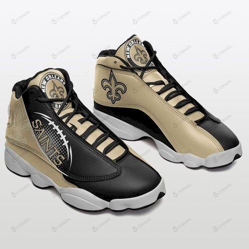 Ideafootwear New Orleans Saints AJ13 Sneakers Shoes For Men And Women 22