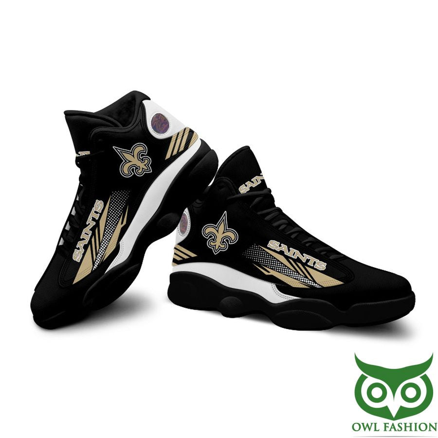 Ideafootwear New Orleans Saints AJ13 Sneakers Shoes For Men And Women 25