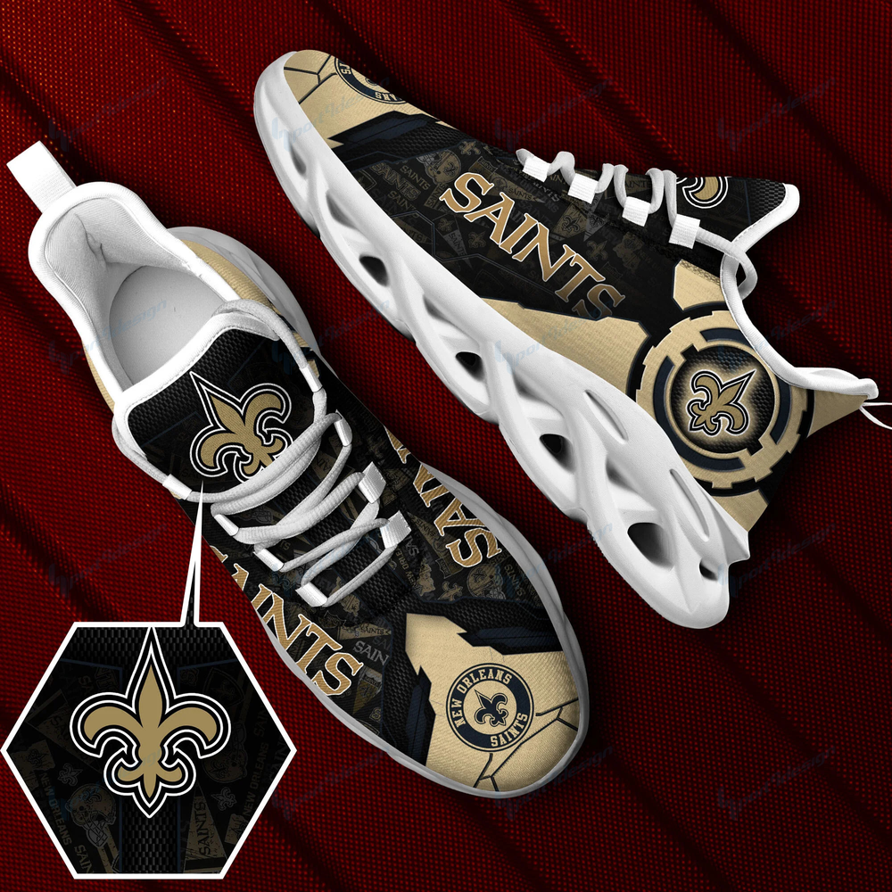Ideafootwear New Orleans Saints Max Soul Shoes Sneakers For Men And Women 34