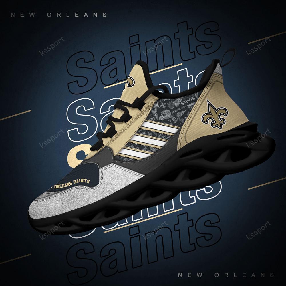 Ideafootwear New Orleans Saints Max Soul Shoes Sneakers For Men And Women 35