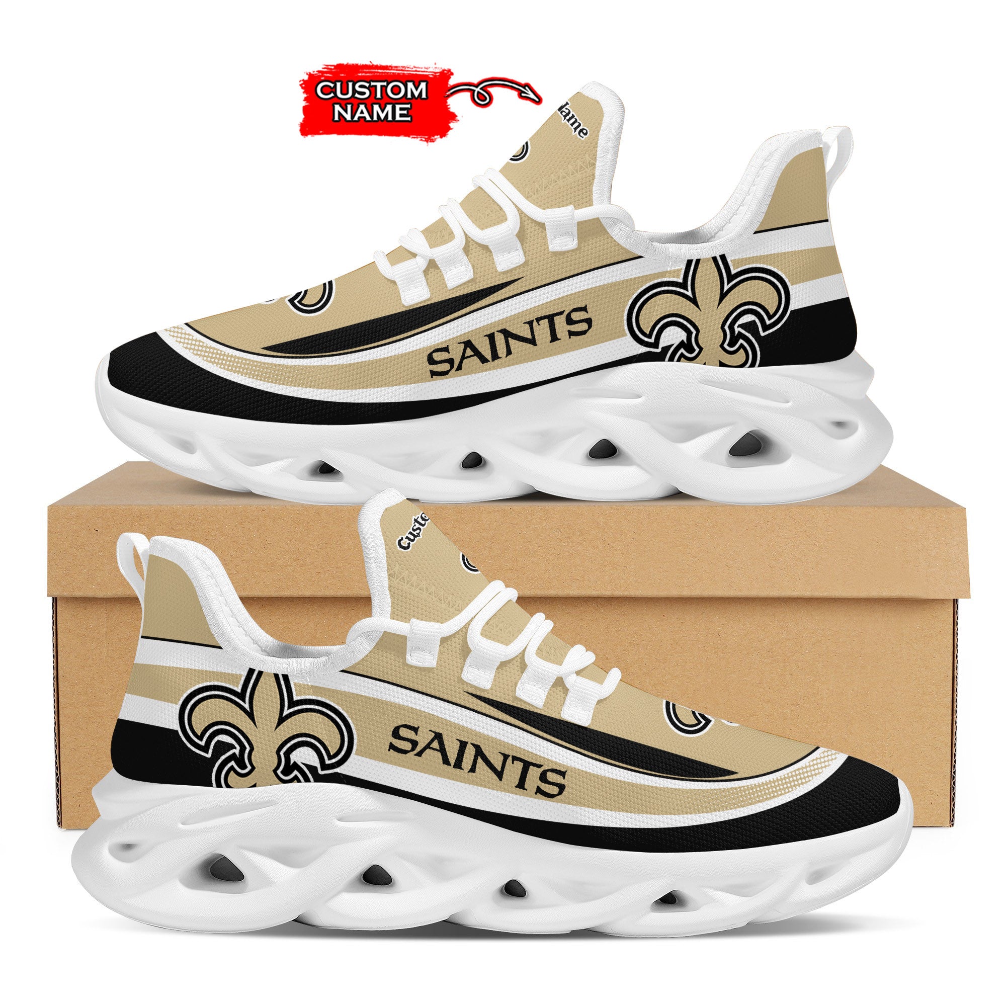Ideafootwear New Orleans Saints Max Soul Shoes Sneakers For Men And Women 75