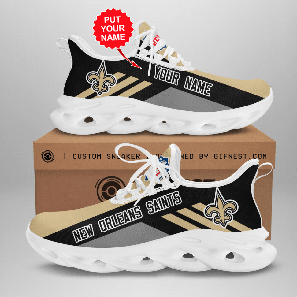Ideafootwear New Orleans Saints Max Soul Shoes Sneakers For Men And Women 84
