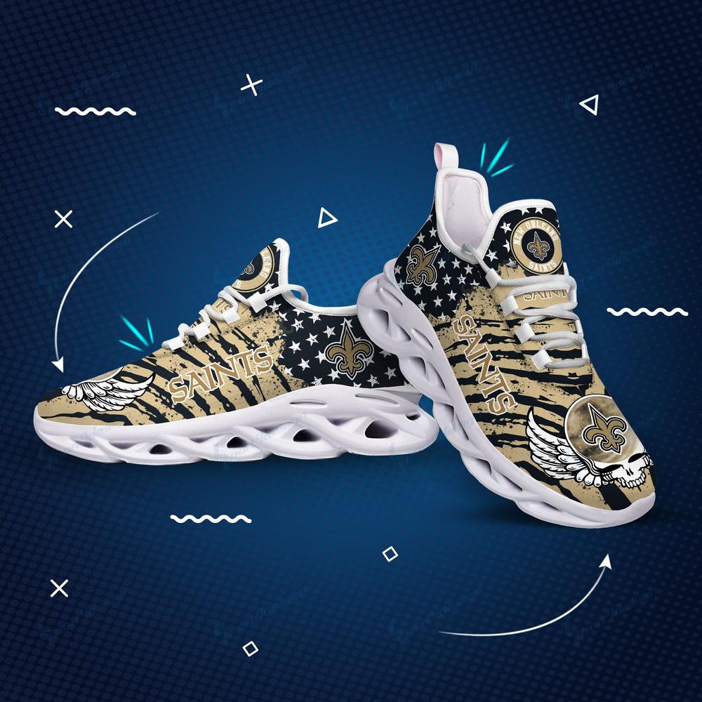 Ideafootwear New Orleans Saints Max Soul Shoes Sneakers For Men And Women 88