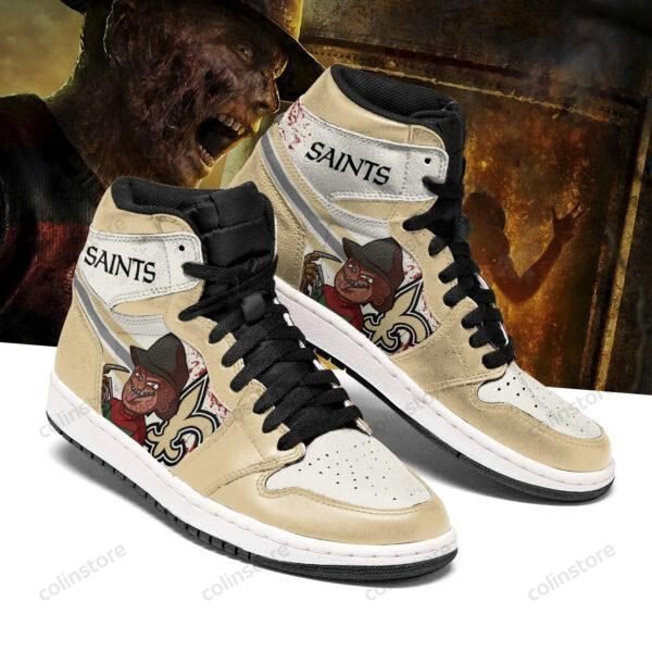 Ideafootwear New Orleans Saints NFL AJ1 High Sneakers Shoes For Men And Women 2