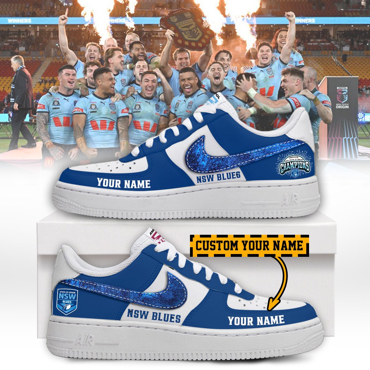 Ideafootwear New South Wales Blues Air Low-Top Sneakers Shoes For Men And Women 1