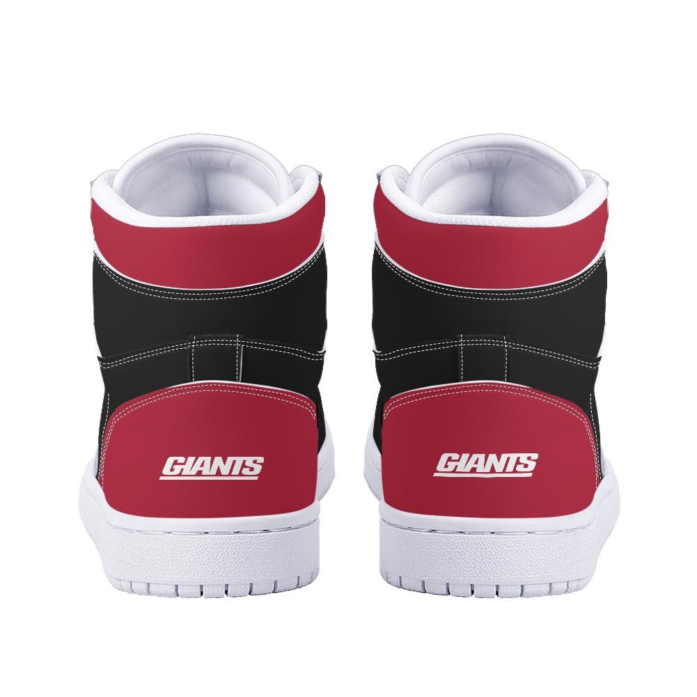 Ideafootwear New York Giants AJ1 High Sneakers Shoes For Men And Women 6