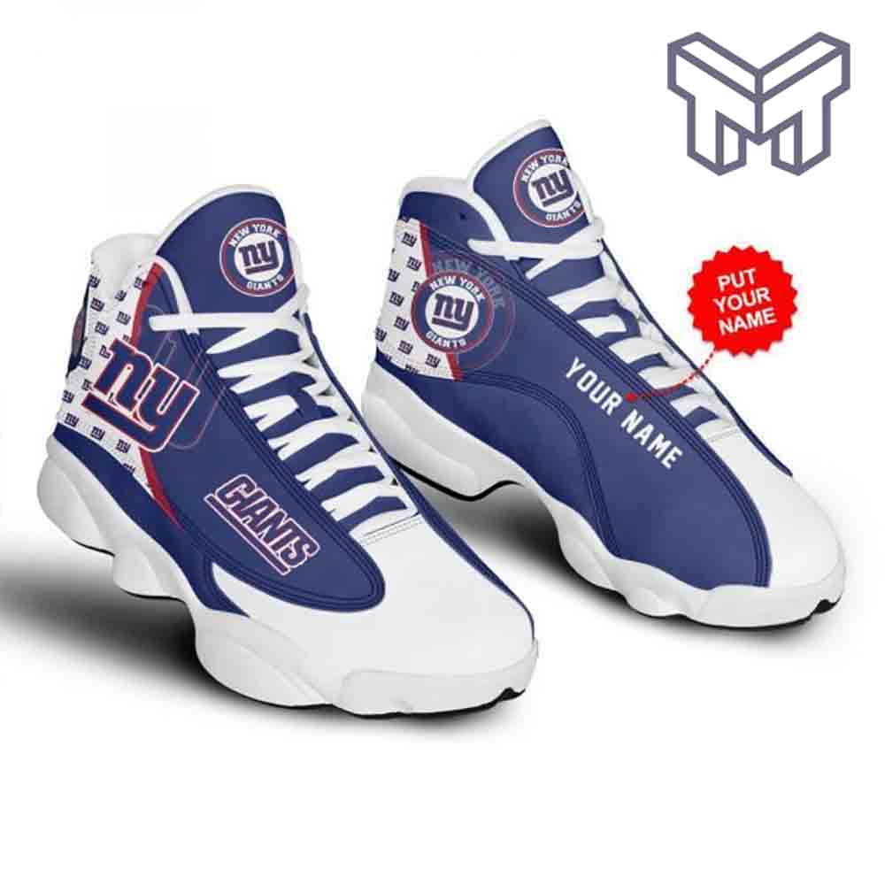Ideafootwear New York Giants AJ13 Sneakers Shoes For Men And Women 13
