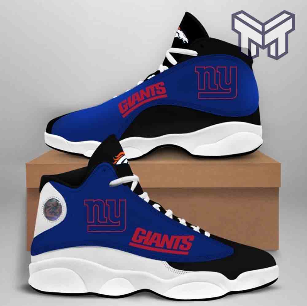 Ideafootwear New York Giants AJ13 Sneakers Shoes For Men And Women 11