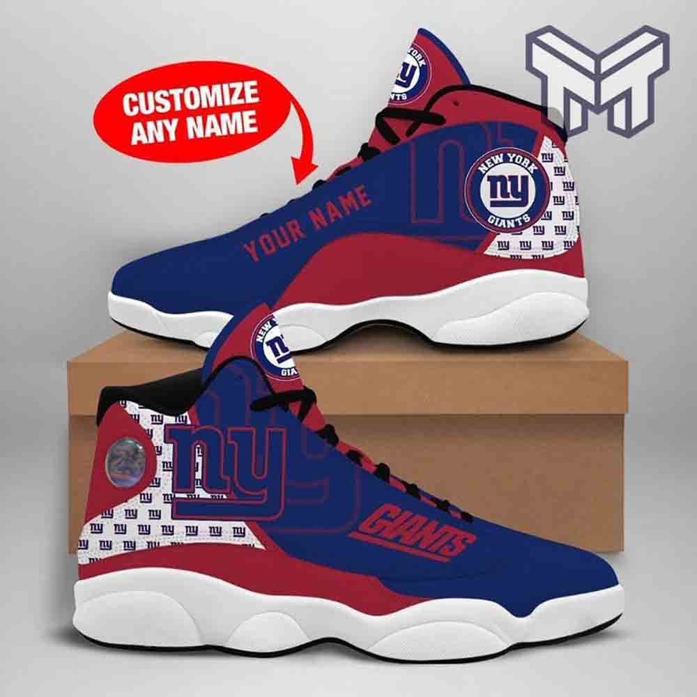 Ideafootwear New York Giants AJ13 Sneakers Shoes For Men And Women 9