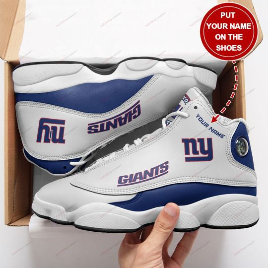 Ideafootwear New York Giants AJ13 Sneakers Shoes For Men And Women 4