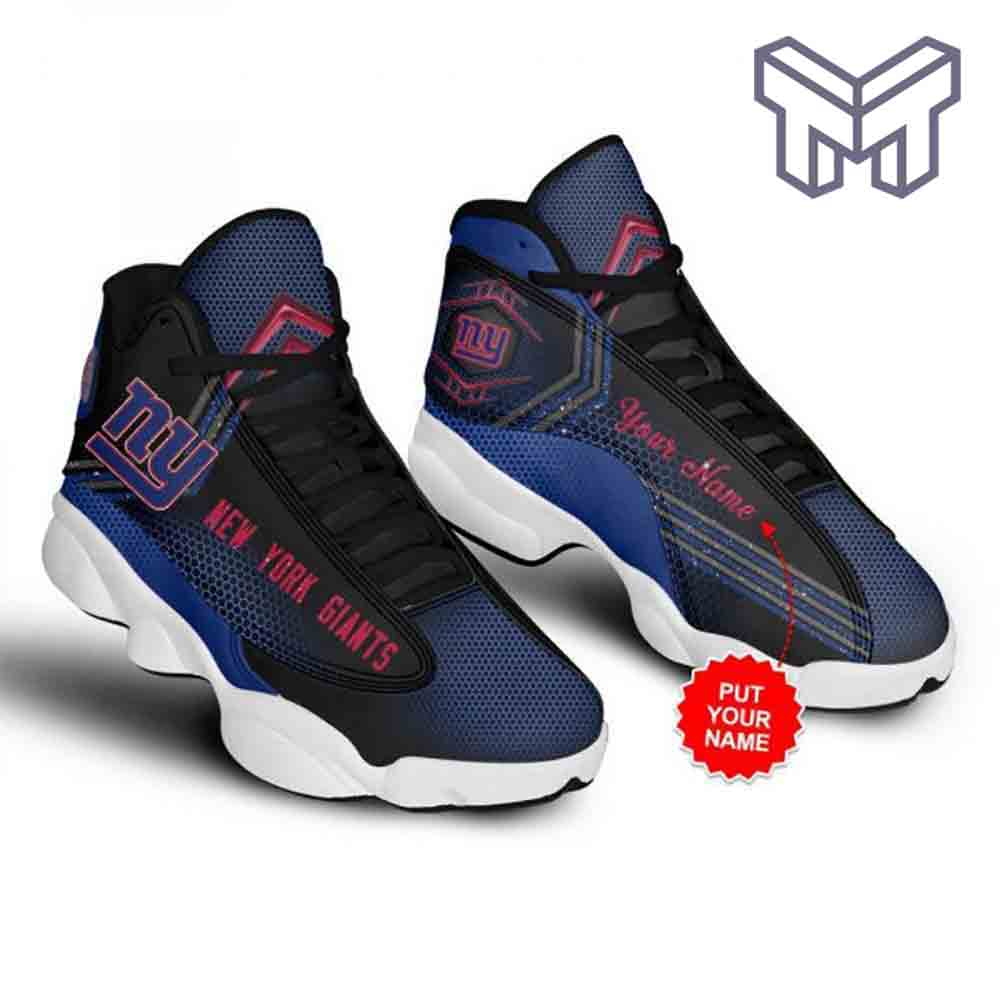 Ideafootwear New York Giants AJ13 Sneakers Shoes For Men And Women 10