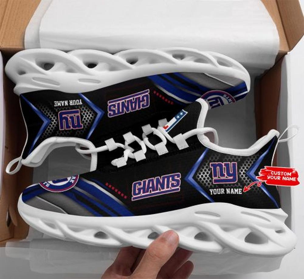 Ideafootwear New York Giants Max Soul Shoes Sneakers For Men And Women 17