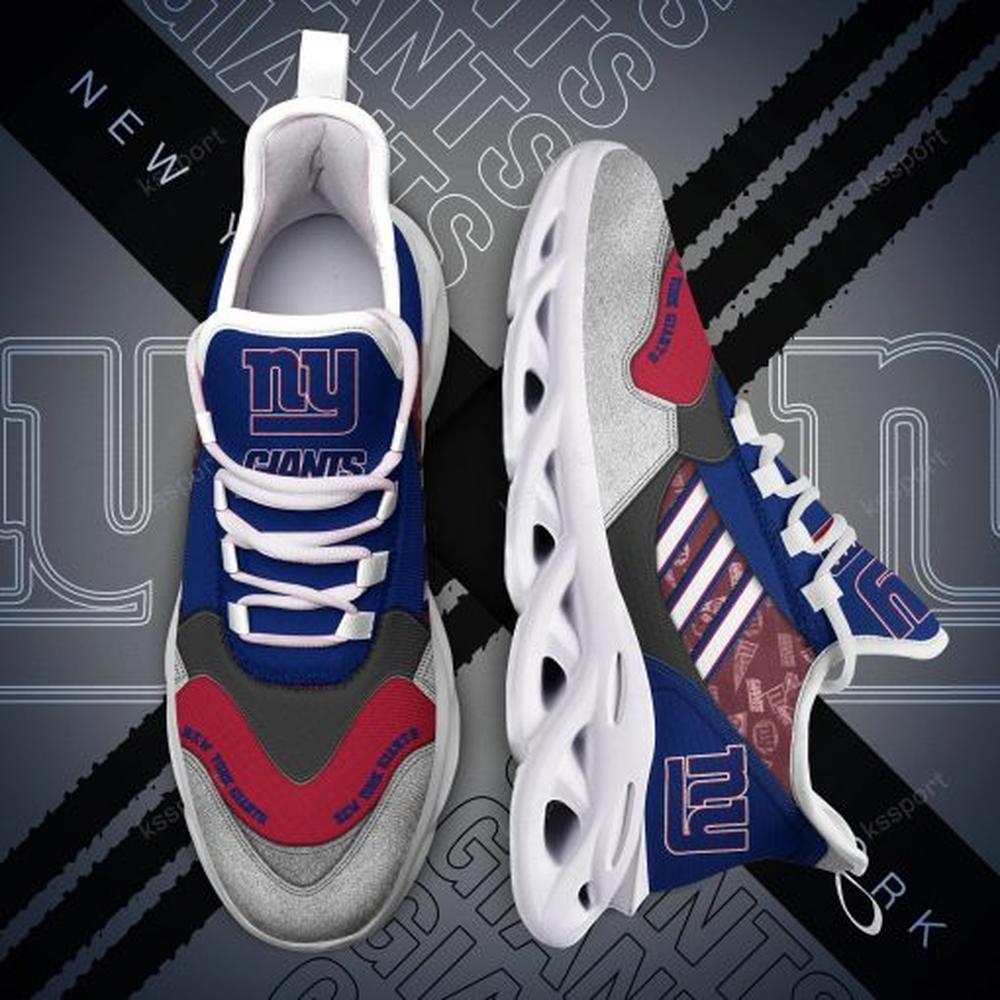 Ideafootwear New York Giants Max Soul Shoes Sneakers For Men And Women 9
