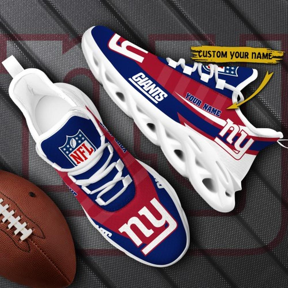 Ideafootwear New York Giants Max Soul Shoes Sneakers For Men And Women 18