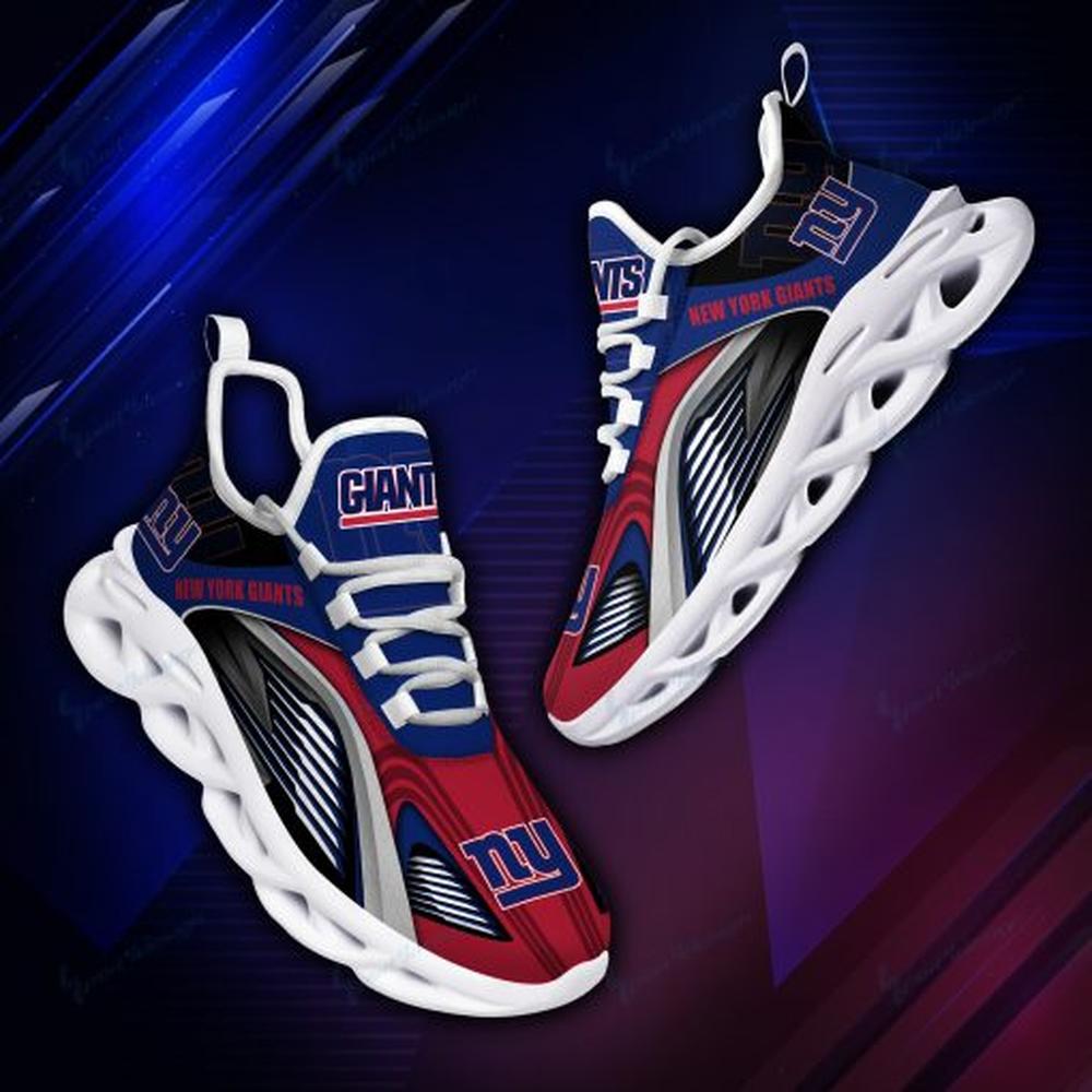 Ideafootwear New York Giants Max Soul Shoes Sneakers For Men And Women 7