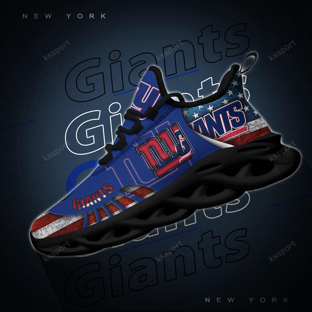 Ideafootwear New York Giants Max Soul Shoes Sneakers For Men And Women 8