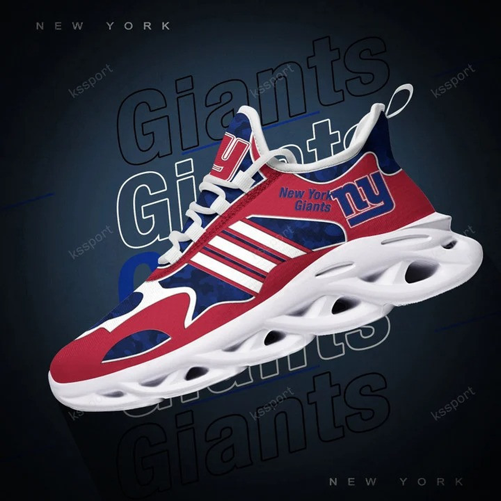 Ideafootwear New York Giants Max Soul Shoes Sneakers For Men And Women 25