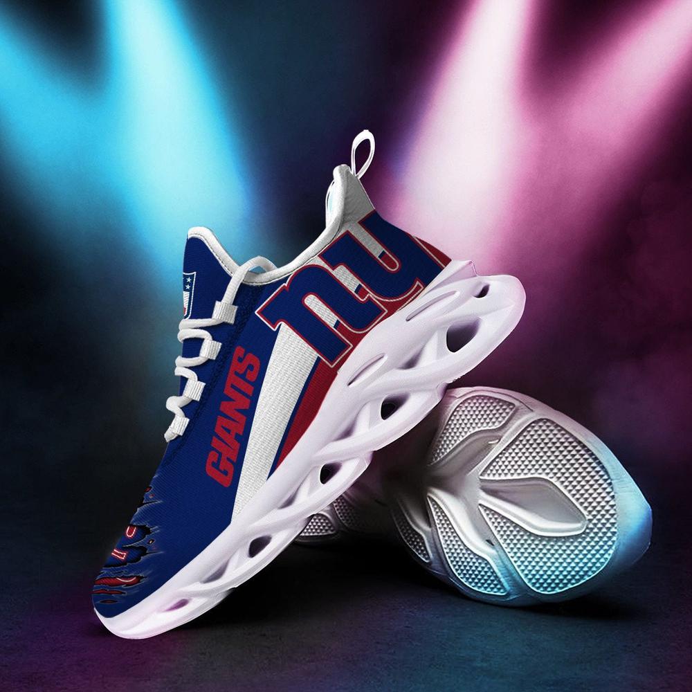 Ideafootwear New York Giants Max Soul Shoes Sneakers For Men And Women 4