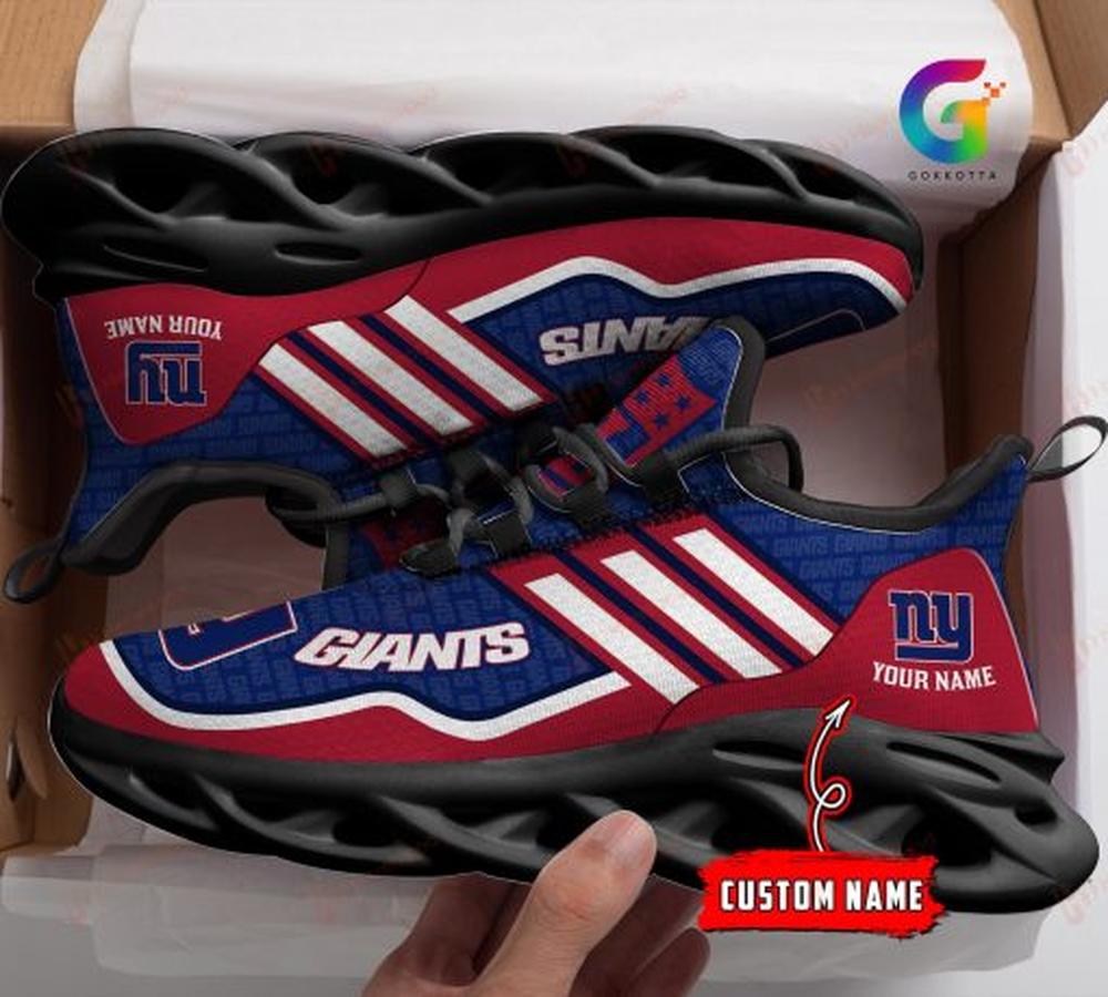 Ideafootwear New York Giants Max Soul Shoes Sneakers For Men And Women 22