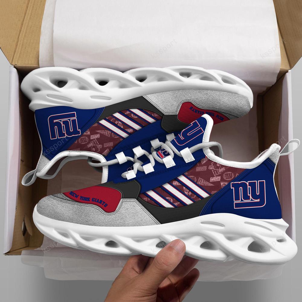 Ideafootwear New York Giants Max Soul Shoes Sneakers For Men And Women 9