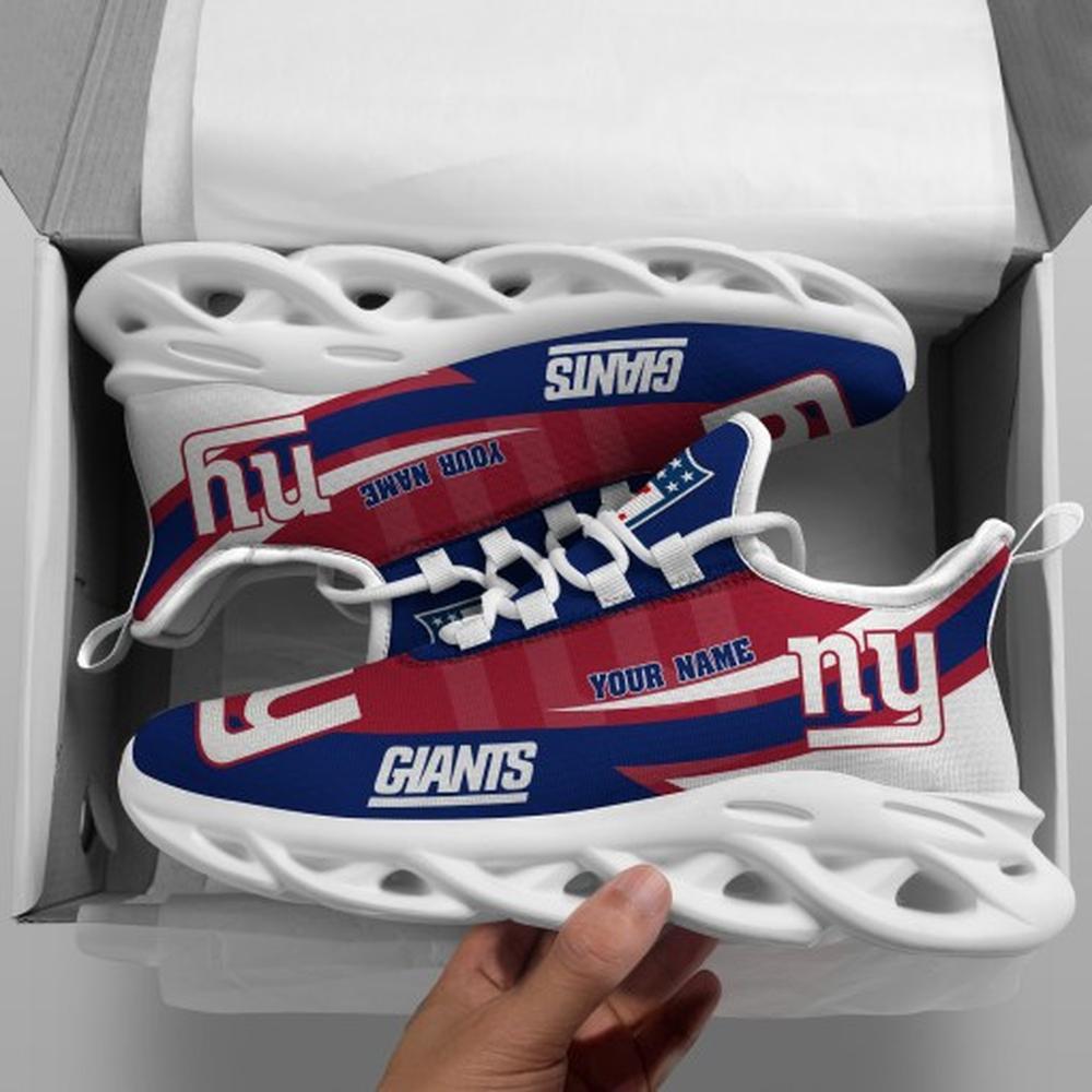 Ideafootwear New York Giants Max Soul Shoes Sneakers For Men And Women 18