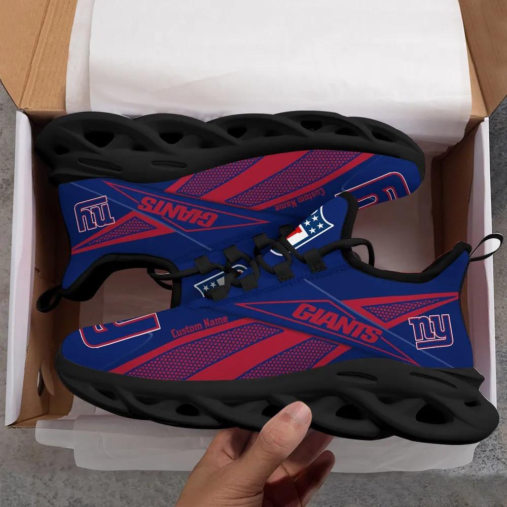 Ideafootwear New York Giants Max Soul Shoes Sneakers For Men And Women 3