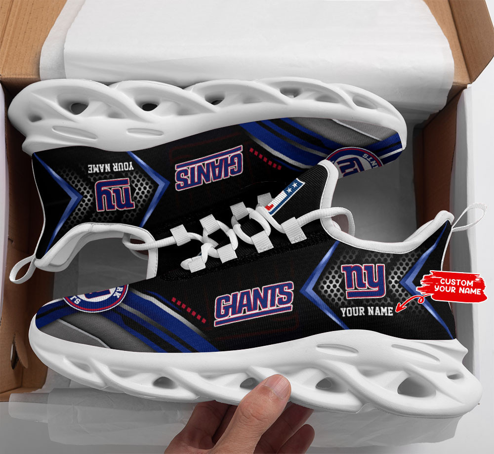 Ideafootwear New York Giants Max Soul Shoes Sneakers For Men And Women 17
