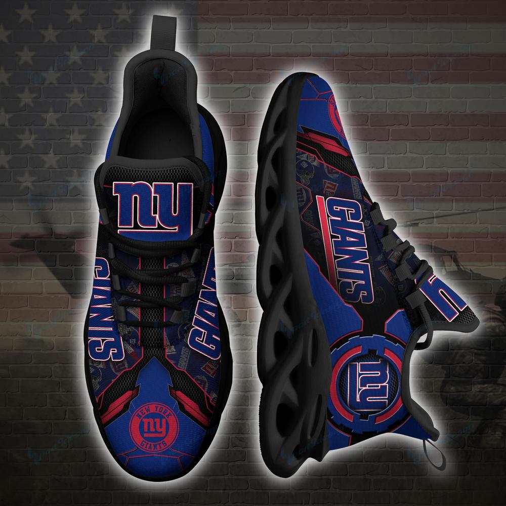Ideafootwear New York Giants Max Soul Shoes Sneakers For Men And Women 6